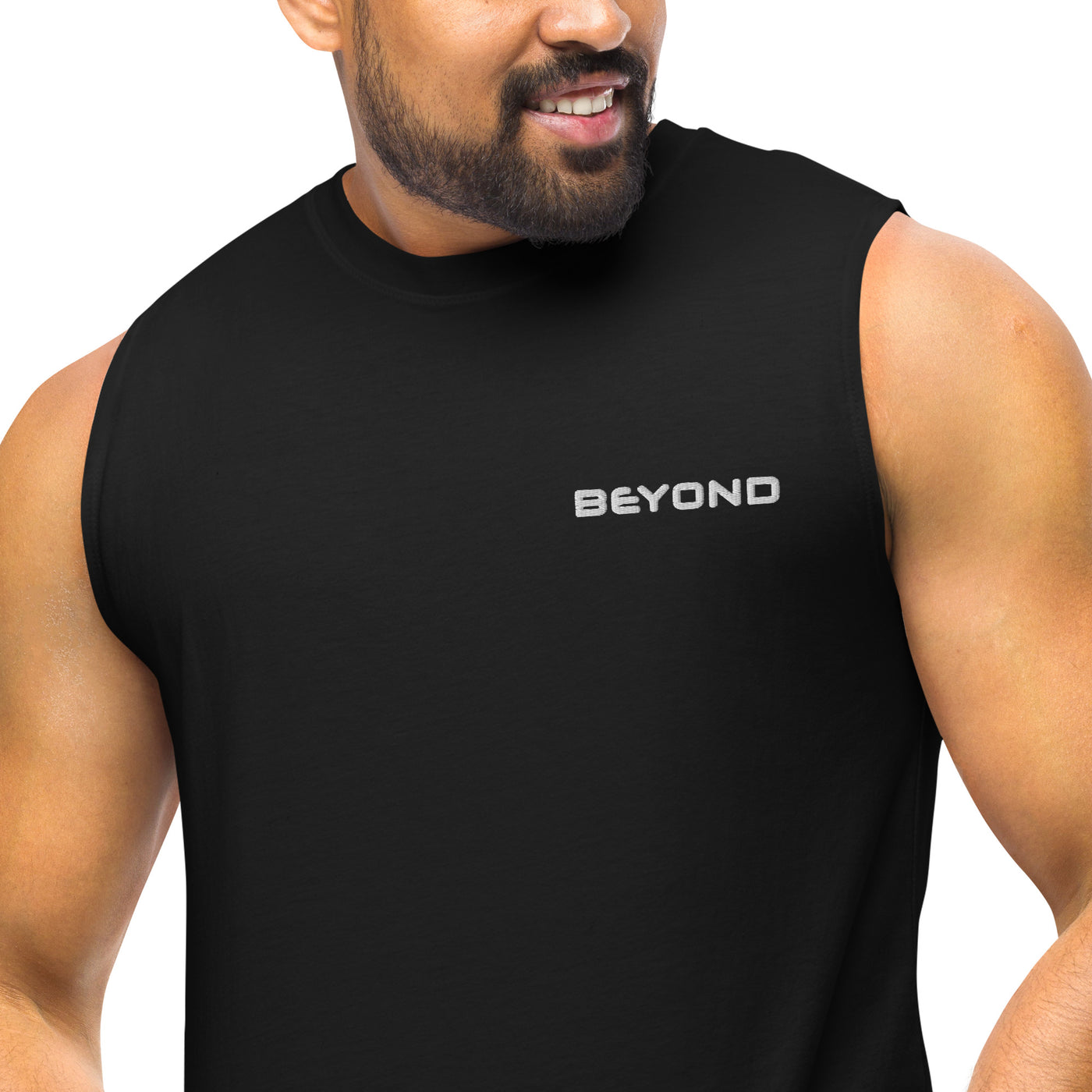 Beyond Embroidered Muscle Shirt