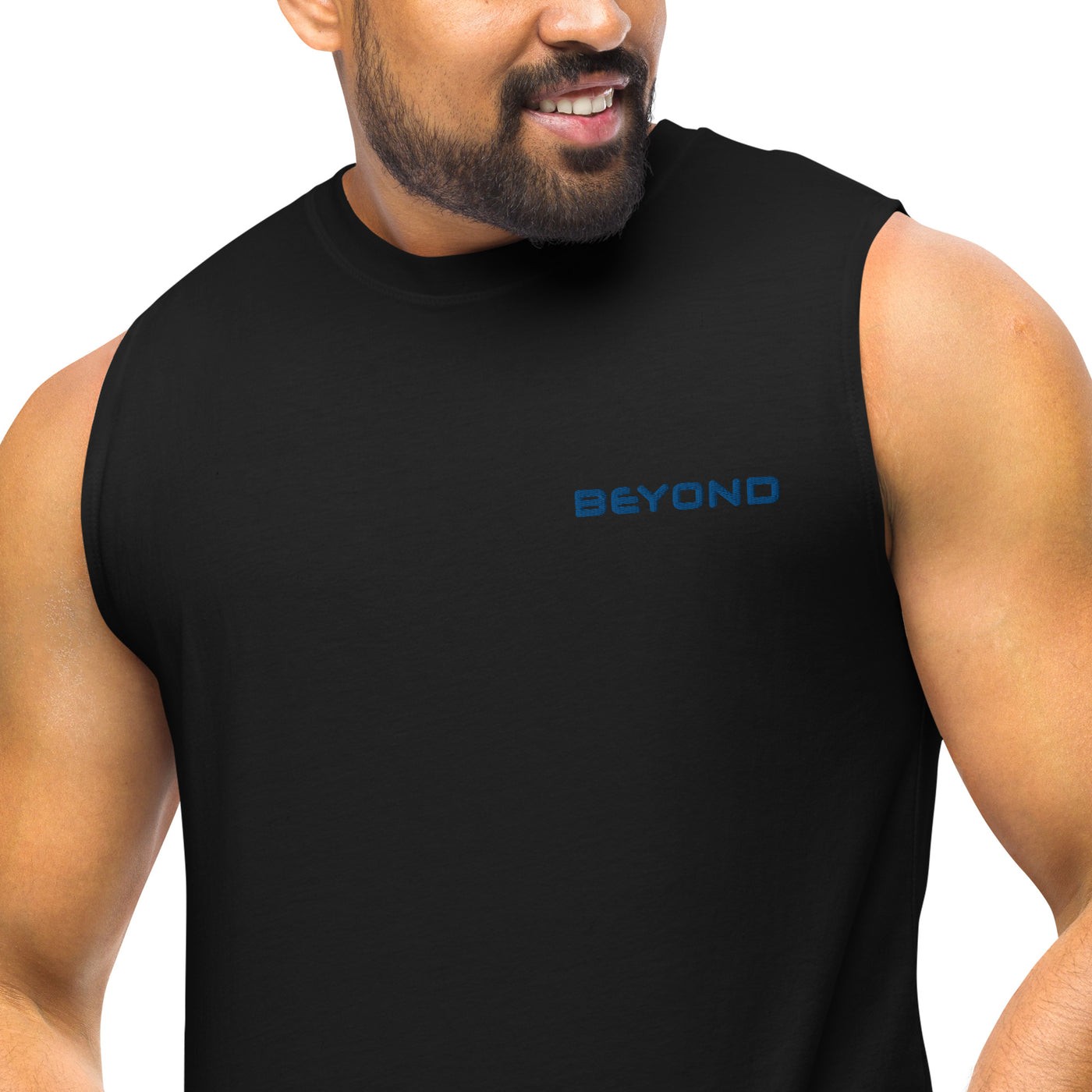 Beyond Embroidered Muscle Shirt