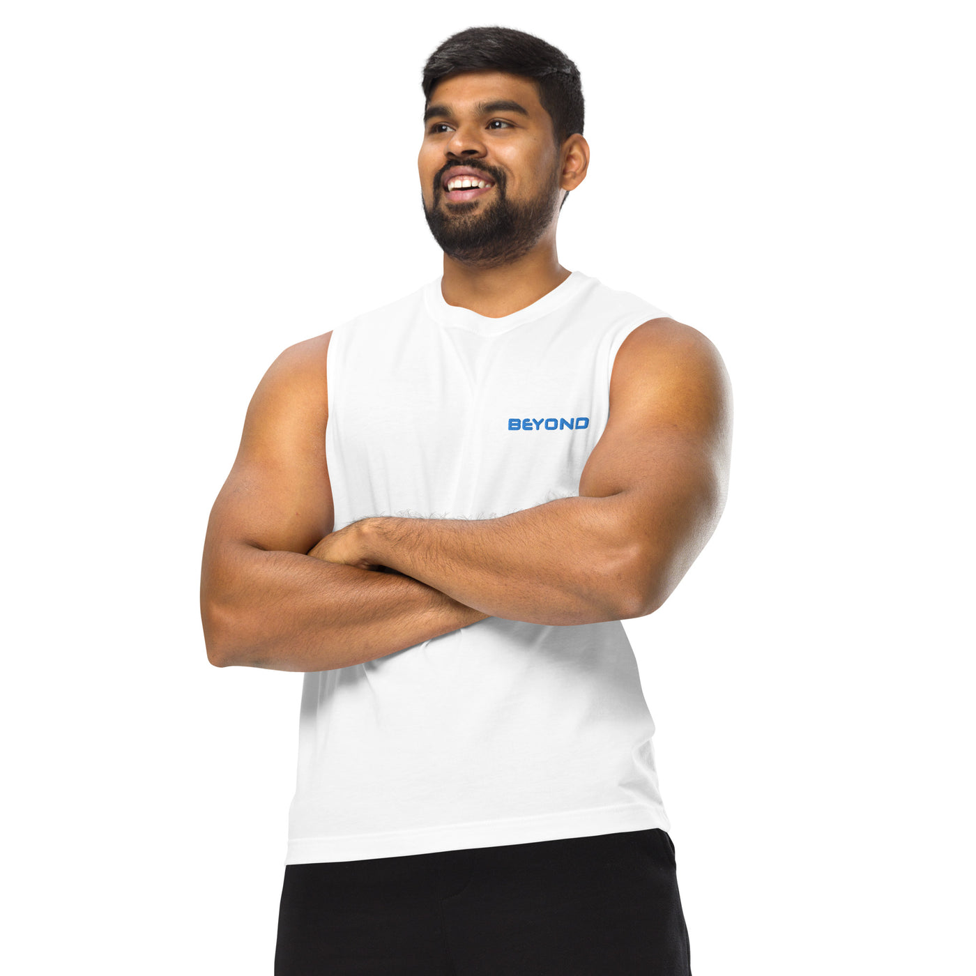 Beyond Embroidered Muscle Shirt