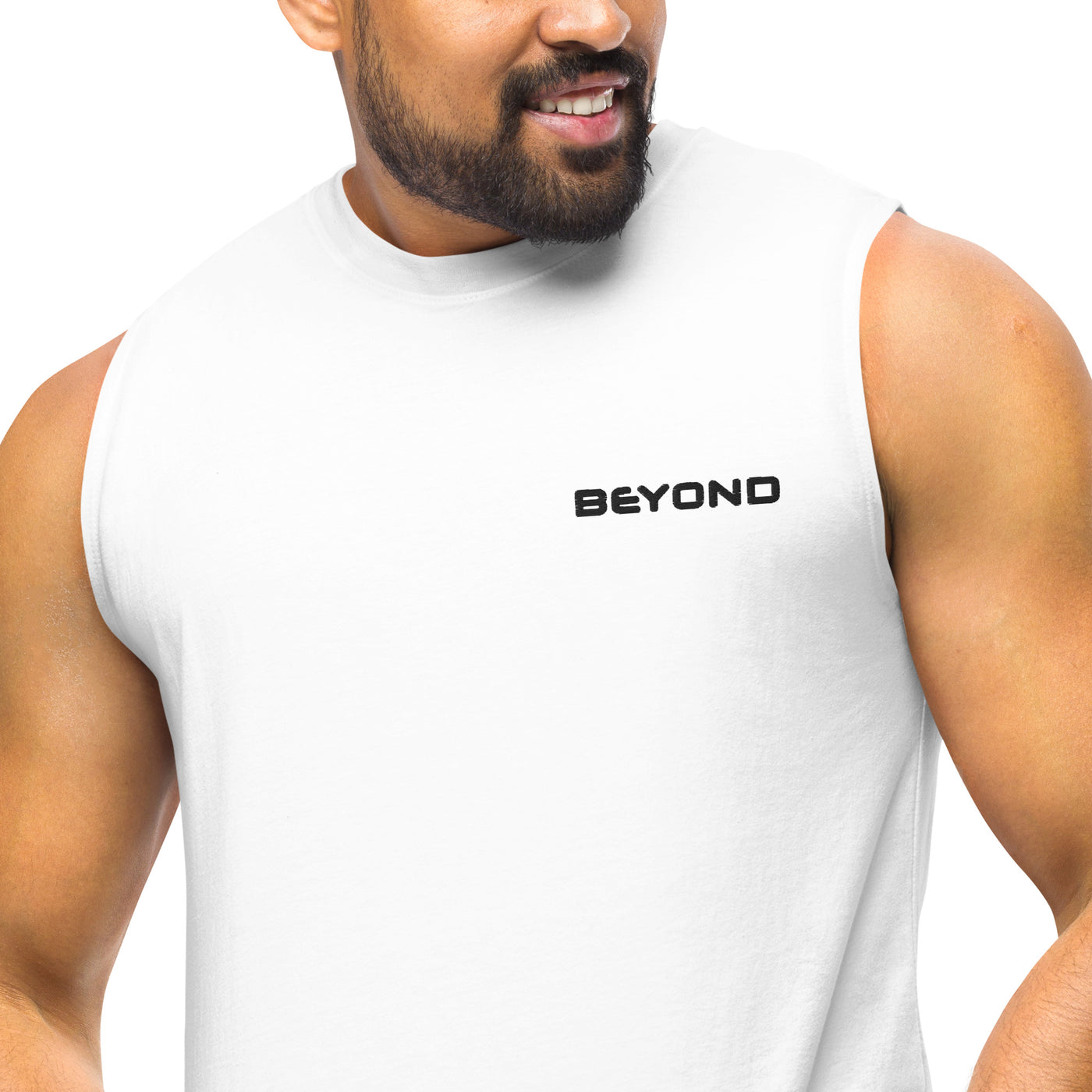 Beyond Embroidered Muscle Shirt